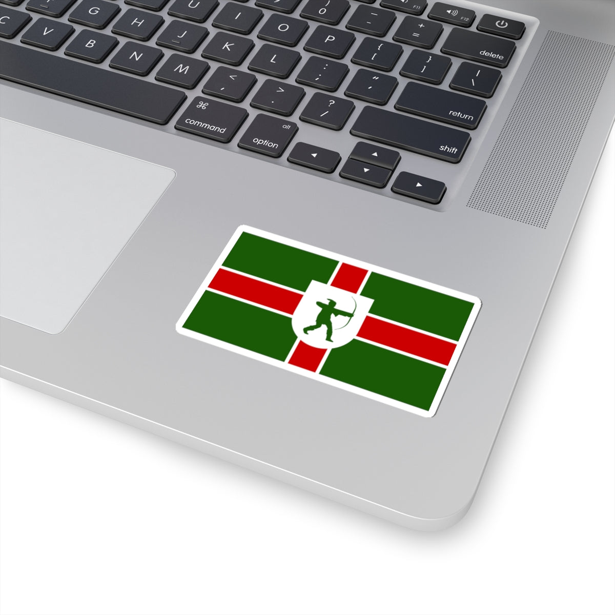 County Flag of Nottinghamshire (England) STICKER Vinyl Kiss-Cut Decal
