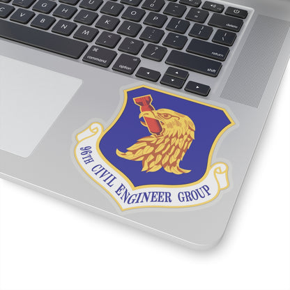 96 Civil Engineer Group AFMC (U.S. Air Force) STICKER Vinyl Kiss-Cut Decal