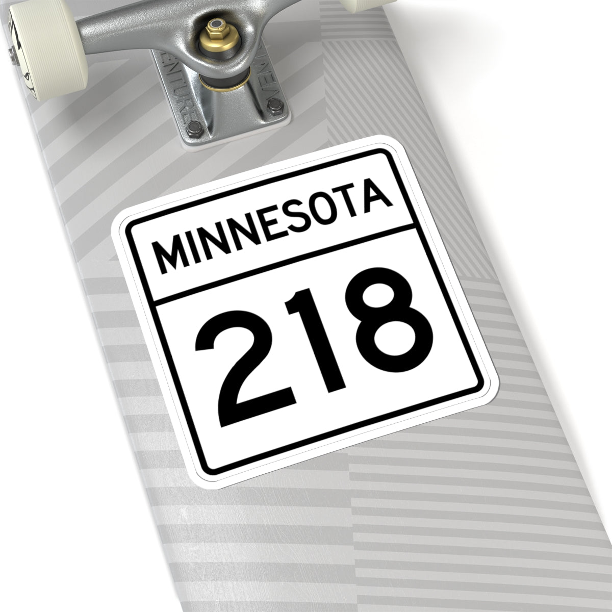 MN-218 1948 (Minnesota) (Road Sign) STICKER Vinyl Kiss-Cut Decal