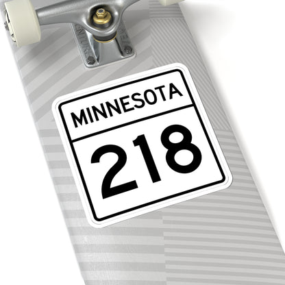 MN-218 1948 (Minnesota) (Road Sign) STICKER Vinyl Kiss-Cut Decal