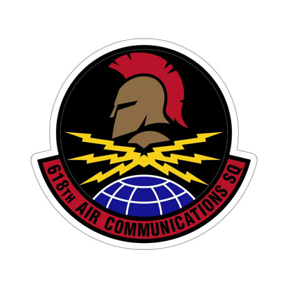 618 Air Communications Squadron AMC (U.S. Air Force) STICKER Vinyl Die-Cut Decal-6 Inch-The Sticker Space