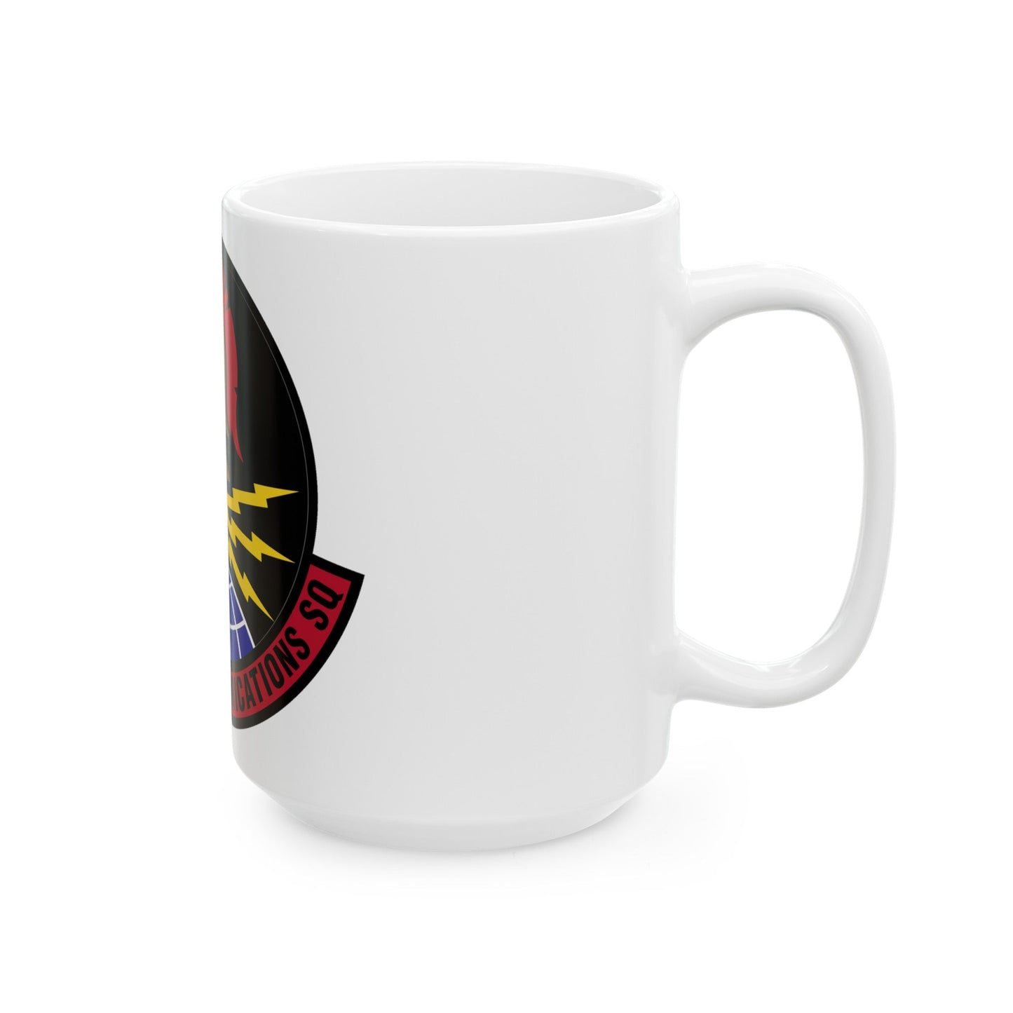 618 Air Communications Squadron AMC (U.S. Air Force) White Coffee Mug-The Sticker Space