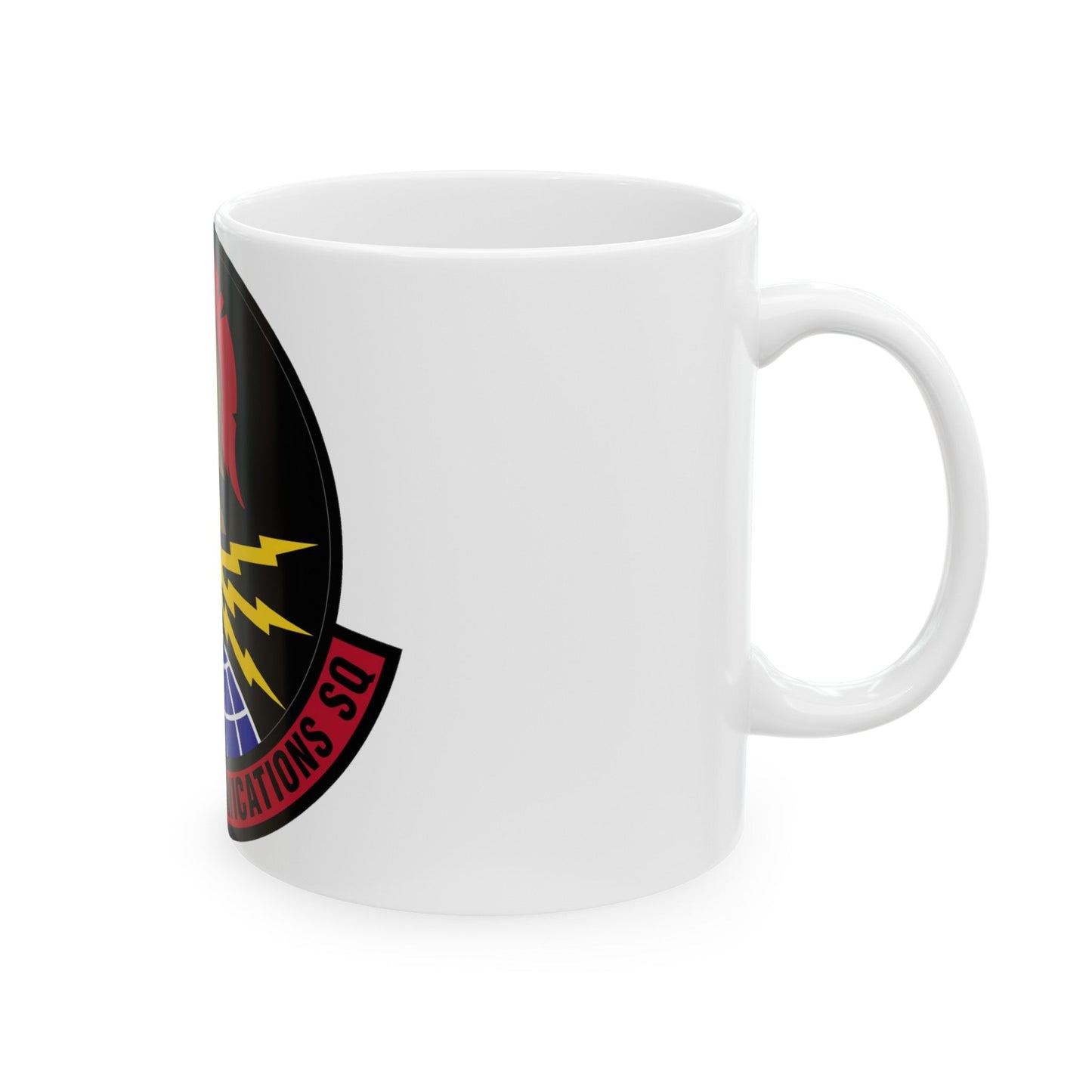 618 Air Communications Squadron AMC (U.S. Air Force) White Coffee Mug-The Sticker Space