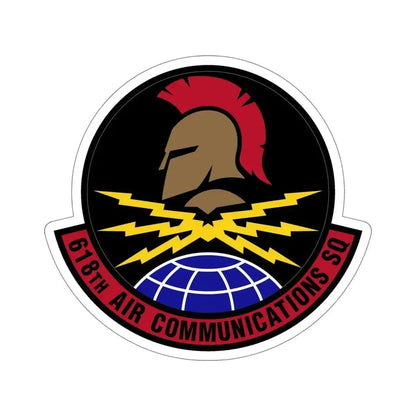 618 Air Communications Squadron AMC (U.S. Air Force) STICKER Vinyl Die-Cut Decal 5 Inch - The Sticker Space