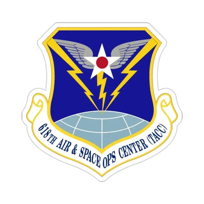618 Air Operations Center AMC (U.S. Air Force) STICKER Vinyl Die-Cut Decal 2 Inch - The Sticker Space