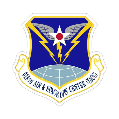 618 Air Operations Center AMC (U.S. Air Force) STICKER Vinyl Die-Cut Decal 2 Inch - The Sticker Space