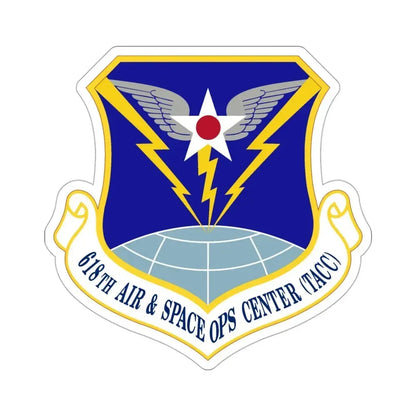 618 Air Operations Center AMC (U.S. Air Force) STICKER Vinyl Die-Cut Decal 3 Inch - The Sticker Space