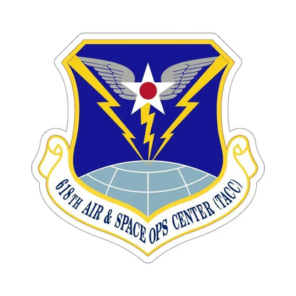 618 Air Operations Center AMC (U.S. Air Force) STICKER Vinyl Die-Cut Decal 5 Inch - The Sticker Space