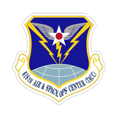 618 Air Operations Center AMC (U.S. Air Force) STICKER Vinyl Die-Cut Decal - The Sticker Space
