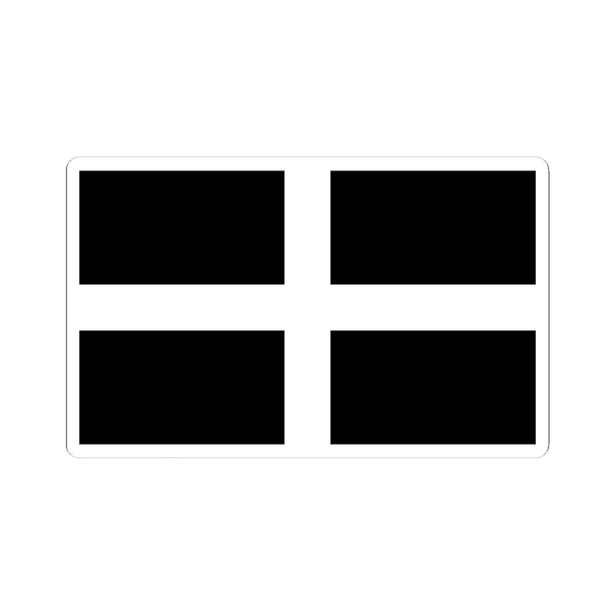 Flag of Cornwall (England) STICKER Vinyl Kiss-Cut Decal