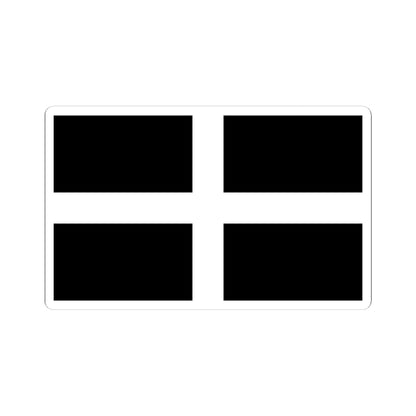 Flag of Cornwall (England) STICKER Vinyl Kiss-Cut Decal
