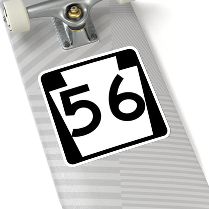 PA-56 (Pennsylvania) (Road Sign) STICKER Vinyl Kiss-Cut Decal