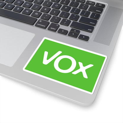 Flag of VOX (Spain) STICKER Vinyl Kiss-Cut Decal