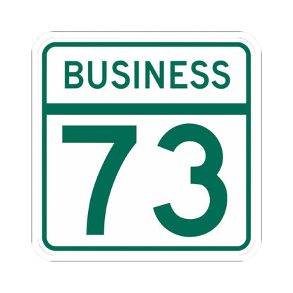 MD Route 73 Business (Maryland) (Road Sign) STICKER Vinyl Kiss-Cut Decal