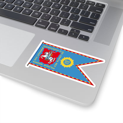 Banner of Brest Litovsk Voivodeship 1609-1618-1 (Belarus) (Coat of Arms) STICKER Vinyl Kiss-Cut Decal