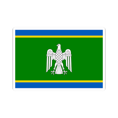 Flag of Chernivtsi Oblast (Ukraine) STICKER Vinyl Kiss-Cut Decal