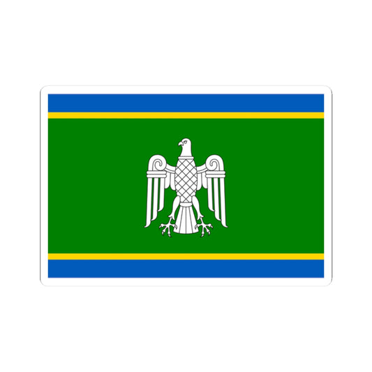 Flag of Chernivtsi Oblast (Ukraine) STICKER Vinyl Kiss-Cut Decal