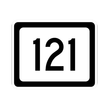 WV-121 (Virginia) (Road Sign) STICKER Vinyl Kiss-Cut Decal