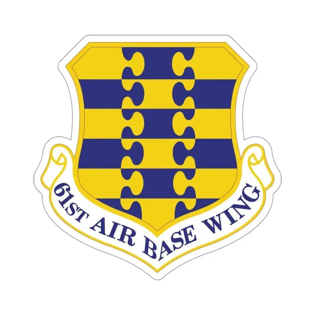 61st Air Base Wing (U.S. Air Force) STICKER Vinyl Die-Cut Decal 4 Inch - The Sticker Space