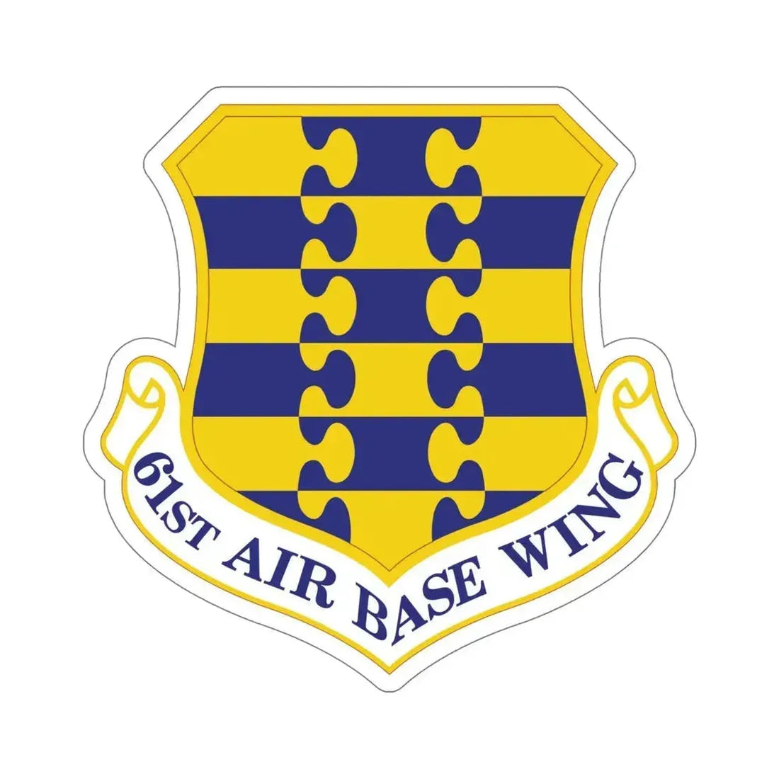 61st Air Base Wing (U.S. Air Force) STICKER Vinyl Die-Cut Decal 6 Inch - The Sticker Space