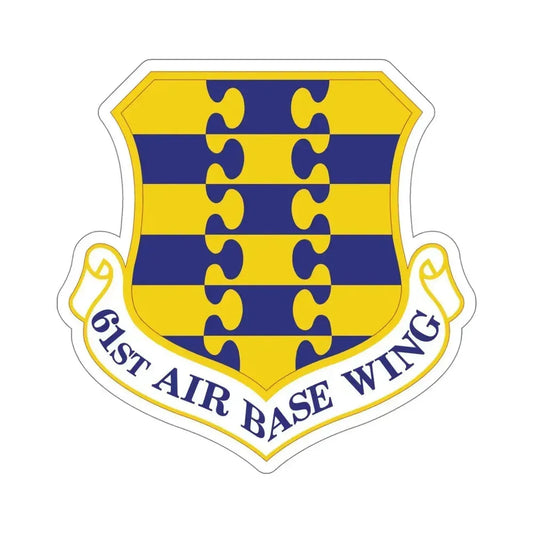 61st Air Base Wing (U.S. Air Force) STICKER Vinyl Die-Cut Decal 6 Inch - The Sticker Space