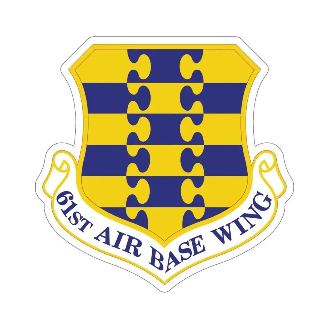 61st Air Base Wing (U.S. Air Force) STICKER Vinyl Die-Cut Decal - The Sticker Space