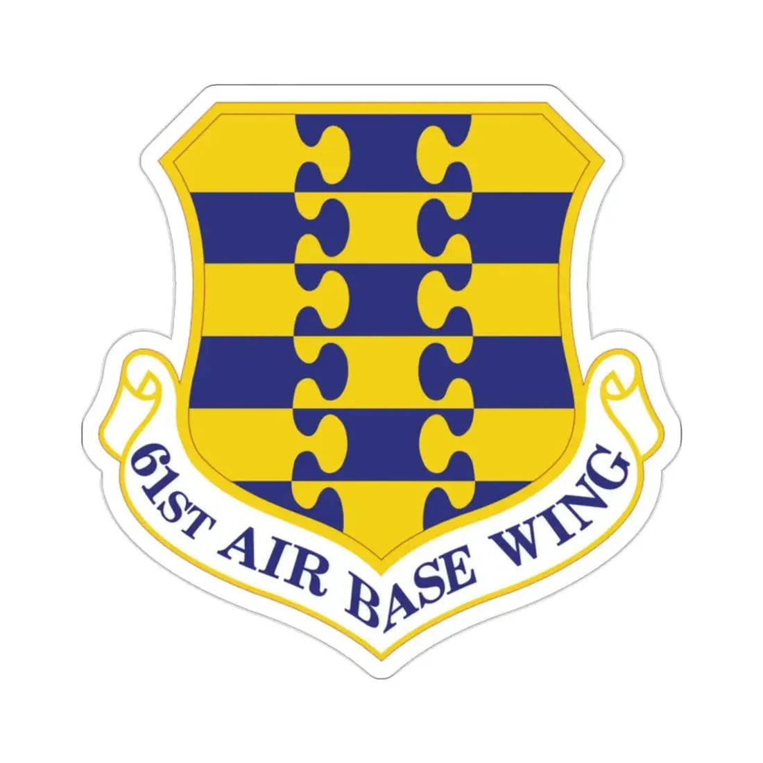 61st Air Base Wing (U.S. Air Force) STICKER Vinyl Die-Cut Decal - The Sticker Space