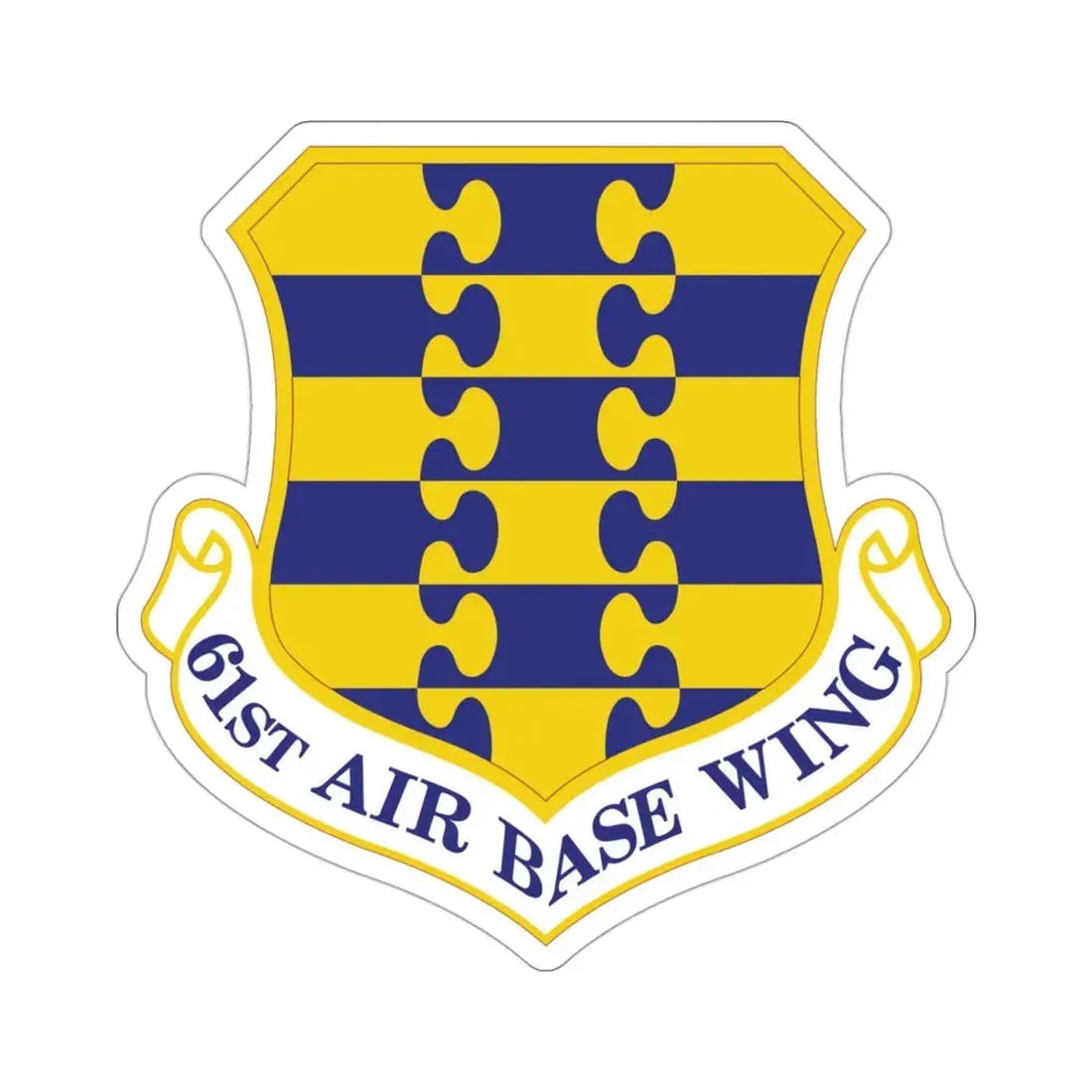 61st Air Base Wing (U.S. Air Force) STICKER Vinyl Die-Cut Decal - The Sticker Space