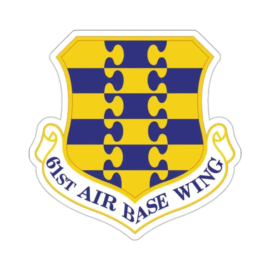 61st Air Base Wing (U.S. Air Force) STICKER Vinyl Kiss-Cut Decal - The Sticker Space