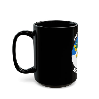 61st Airlift Squadron (U.S. Air Force) Black Coffee Mug-The Sticker Space