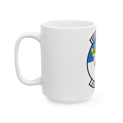 61st Airlift Squadron (U.S. Air Force) White Coffee Mug-The Sticker Space