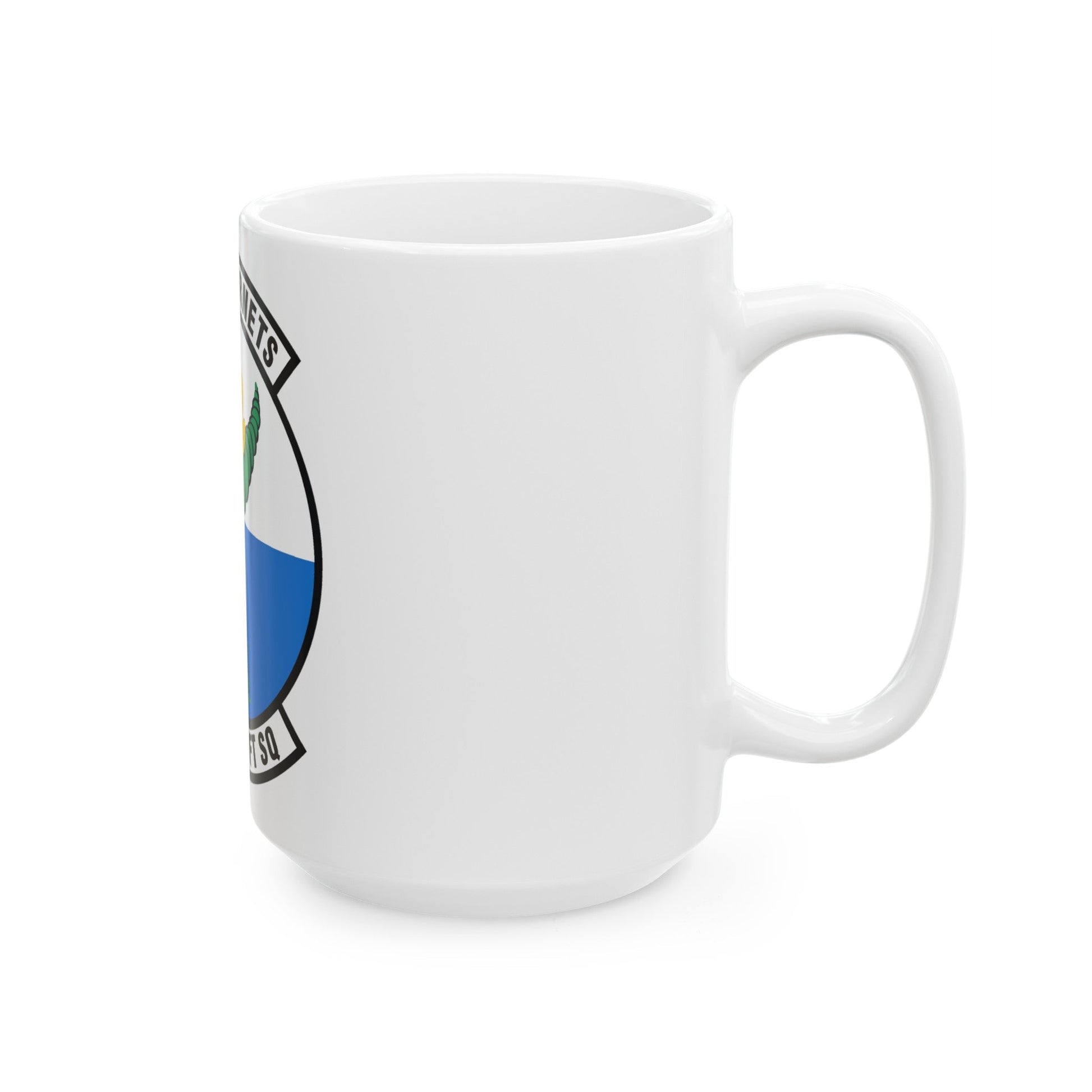 61st Airlift Squadron (U.S. Air Force) White Coffee Mug-The Sticker Space