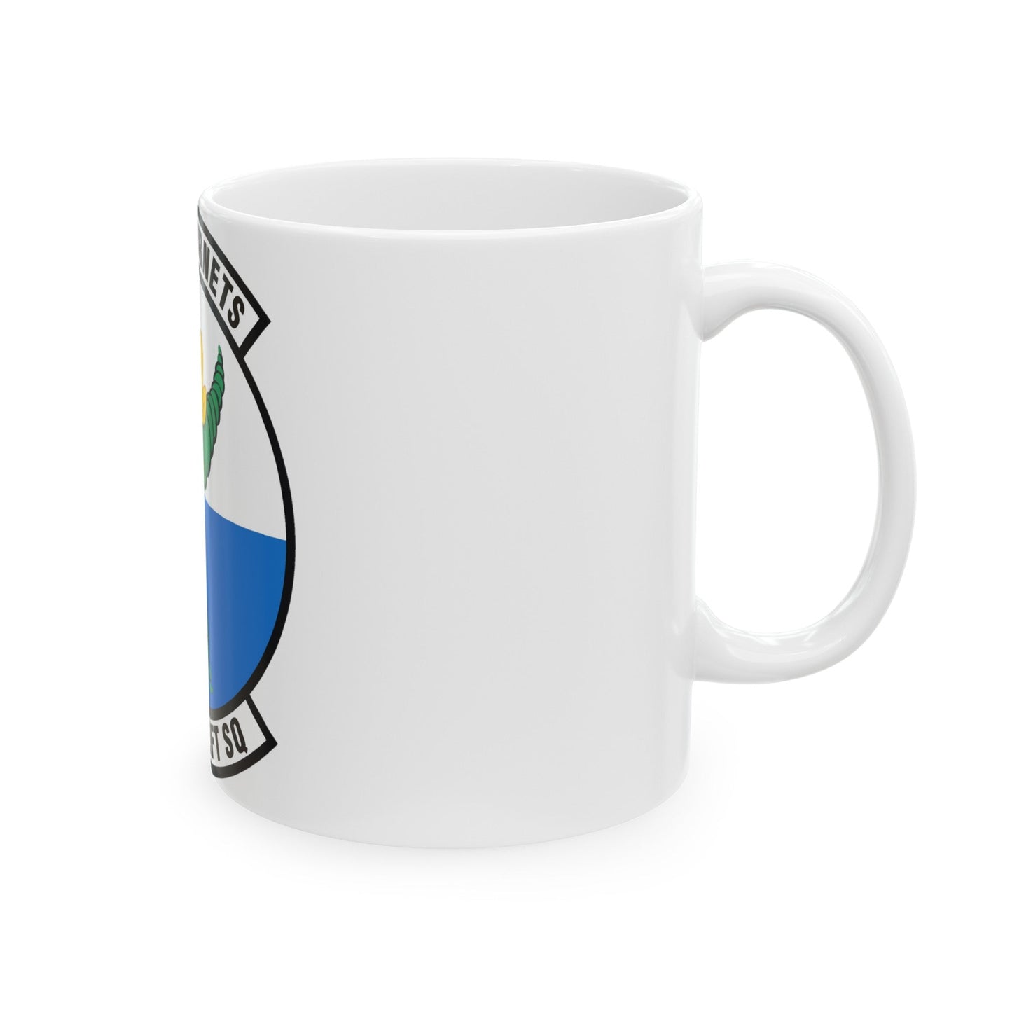 61st Airlift Squadron (U.S. Air Force) White Coffee Mug-The Sticker Space