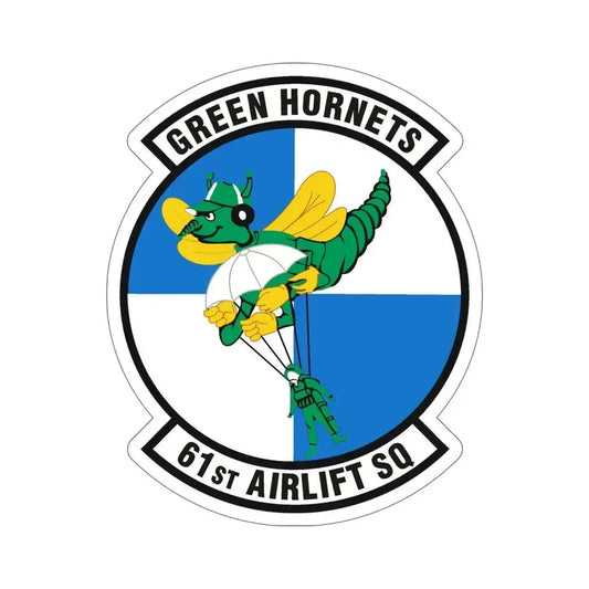 61st Airlift Squadron (U.S. Air Force) STICKER Vinyl Die-Cut Decal 6 Inch - The Sticker Space