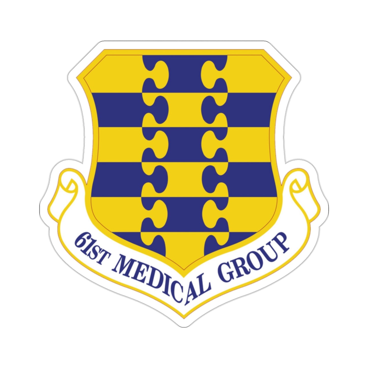 61st Medical Group (U.S. Air Force) STICKER Vinyl Die-Cut Decal-2 Inch-The Sticker Space