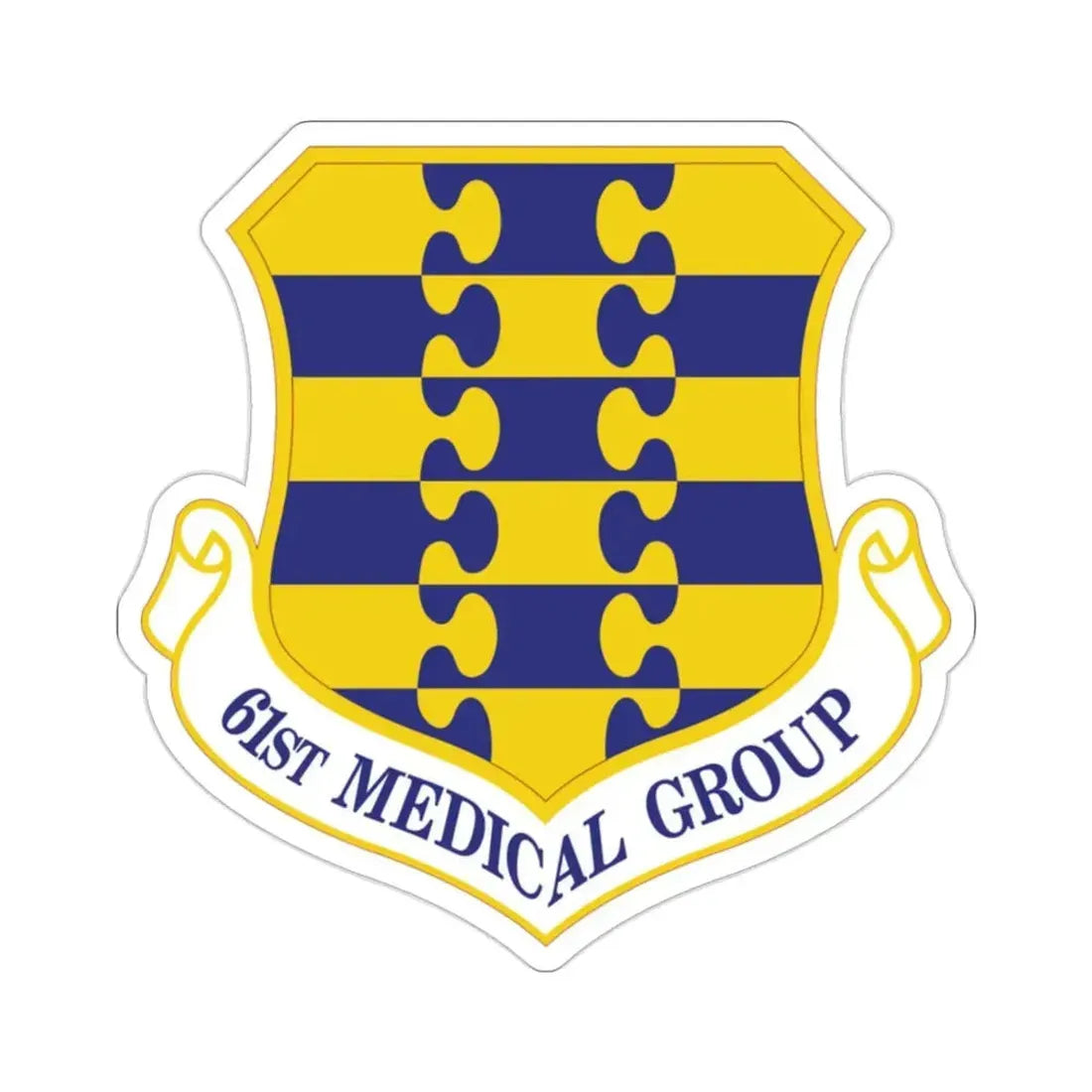 61st Medical Group (U.S. Air Force) STICKER Vinyl Die-Cut Decal 2 Inch - The Sticker Space