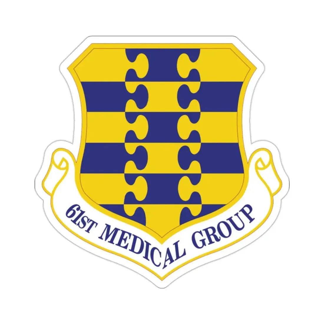 61st Medical Group (U.S. Air Force) STICKER Vinyl Die-Cut Decal - The Sticker Space