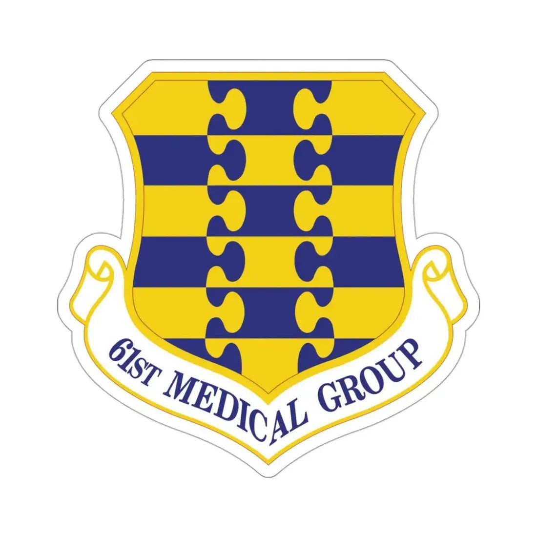 61st Medical Group (U.S. Air Force) STICKER Vinyl Die-Cut Decal - The Sticker Space