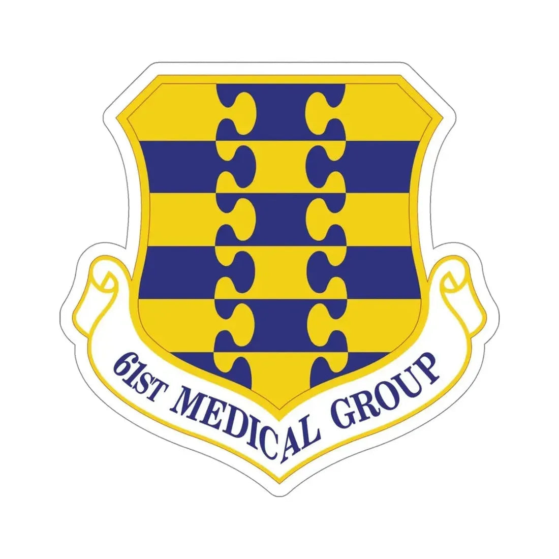 61st Medical Group (U.S. Air Force) STICKER Vinyl Die-Cut Decal - The Sticker Space