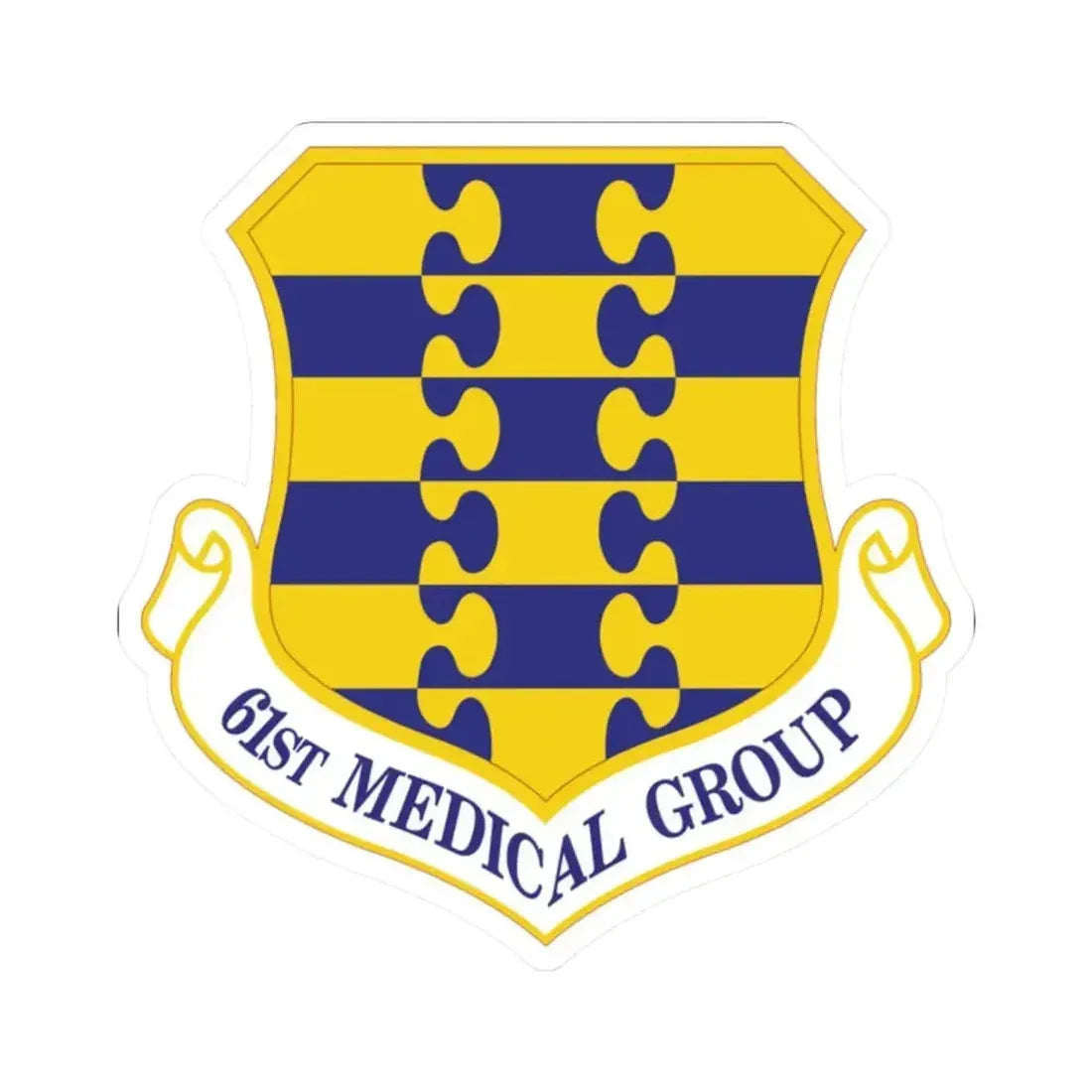 61st Medical Group (U.S. Air Force) STICKER Vinyl Kiss-Cut Decal - The Sticker Space