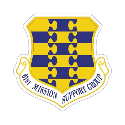 61st Mission Support Group (U.S. Air Force) STICKER Vinyl Die-Cut Decal - The Sticker Space
