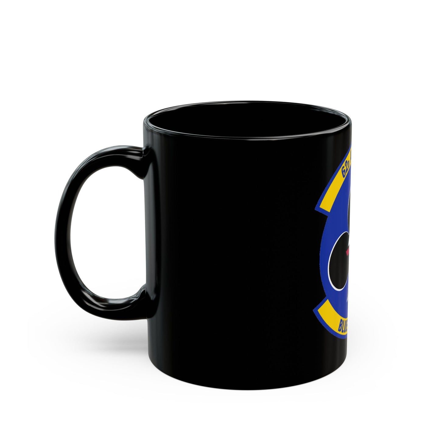 62 Airlift Squadron (U.S. Air Force) Black Coffee Mug-The Sticker Space