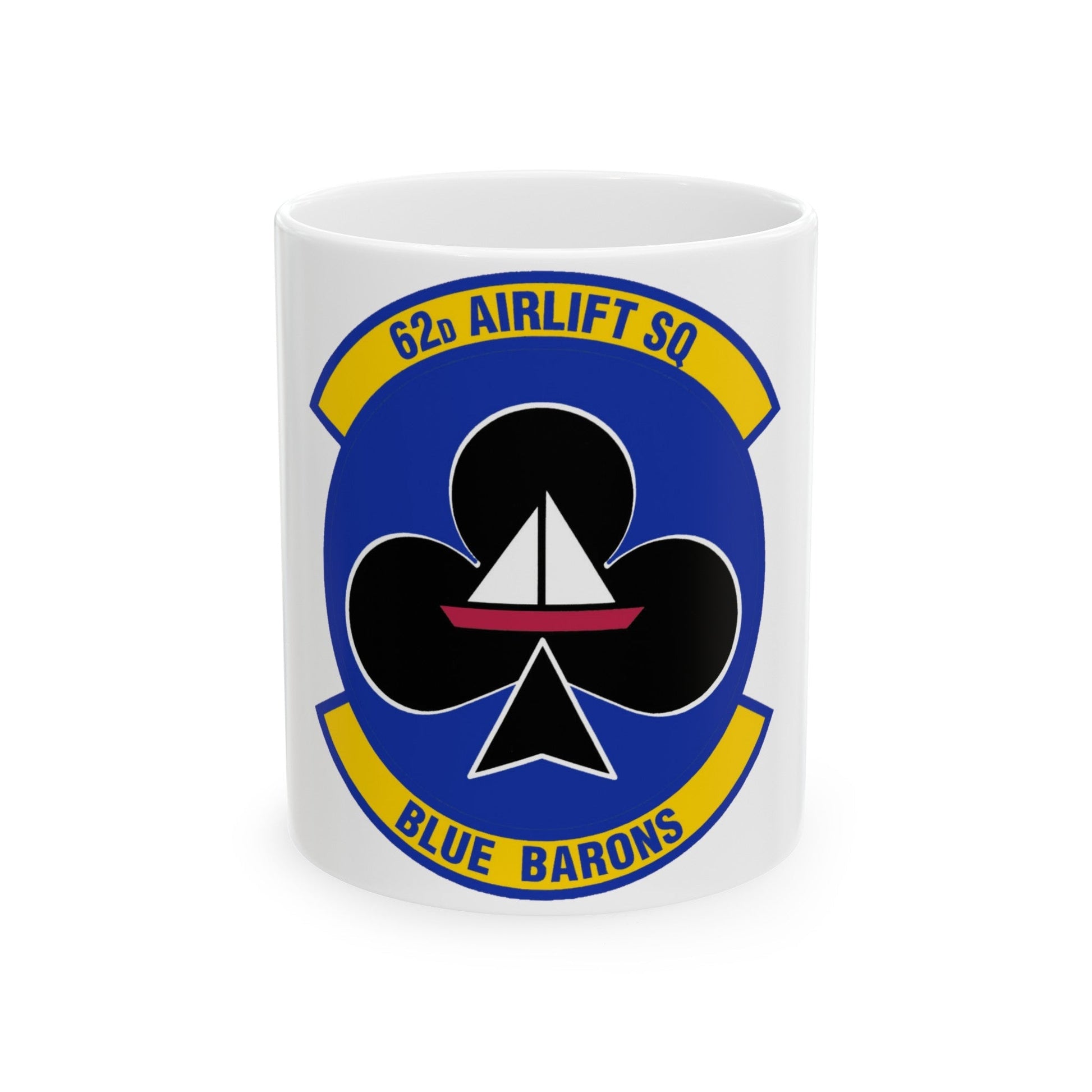 62 Airlift Squadron (U.S. Air Force) White Coffee Mug-11oz-The Sticker Space