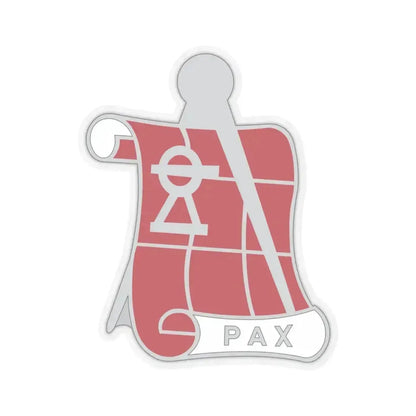 62 Engineer Company (U.S. Army) STICKER Vinyl Kiss-Cut Decal 3 Inch Transparent - The Sticker Space