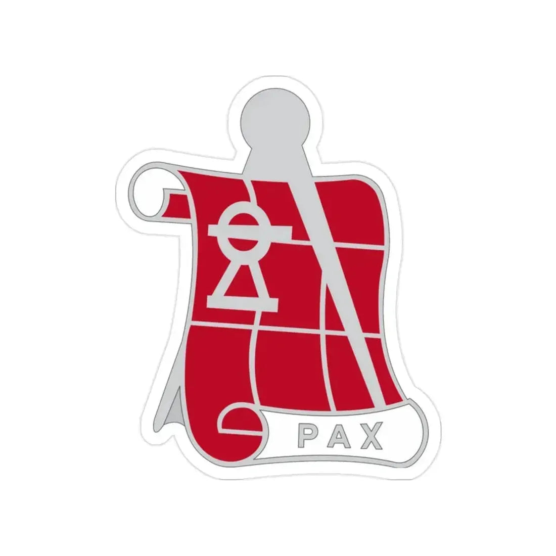 62 Engineer Company (U.S. Army) Transparent STICKER Die-Cut Vinyl Decal 2 Inch - The Sticker Space