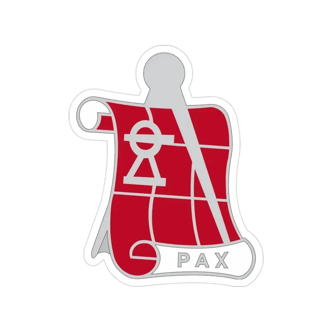 62 Engineer Company (U.S. Army) Transparent STICKER Die-Cut Vinyl Decal 3 Inch - The Sticker Space