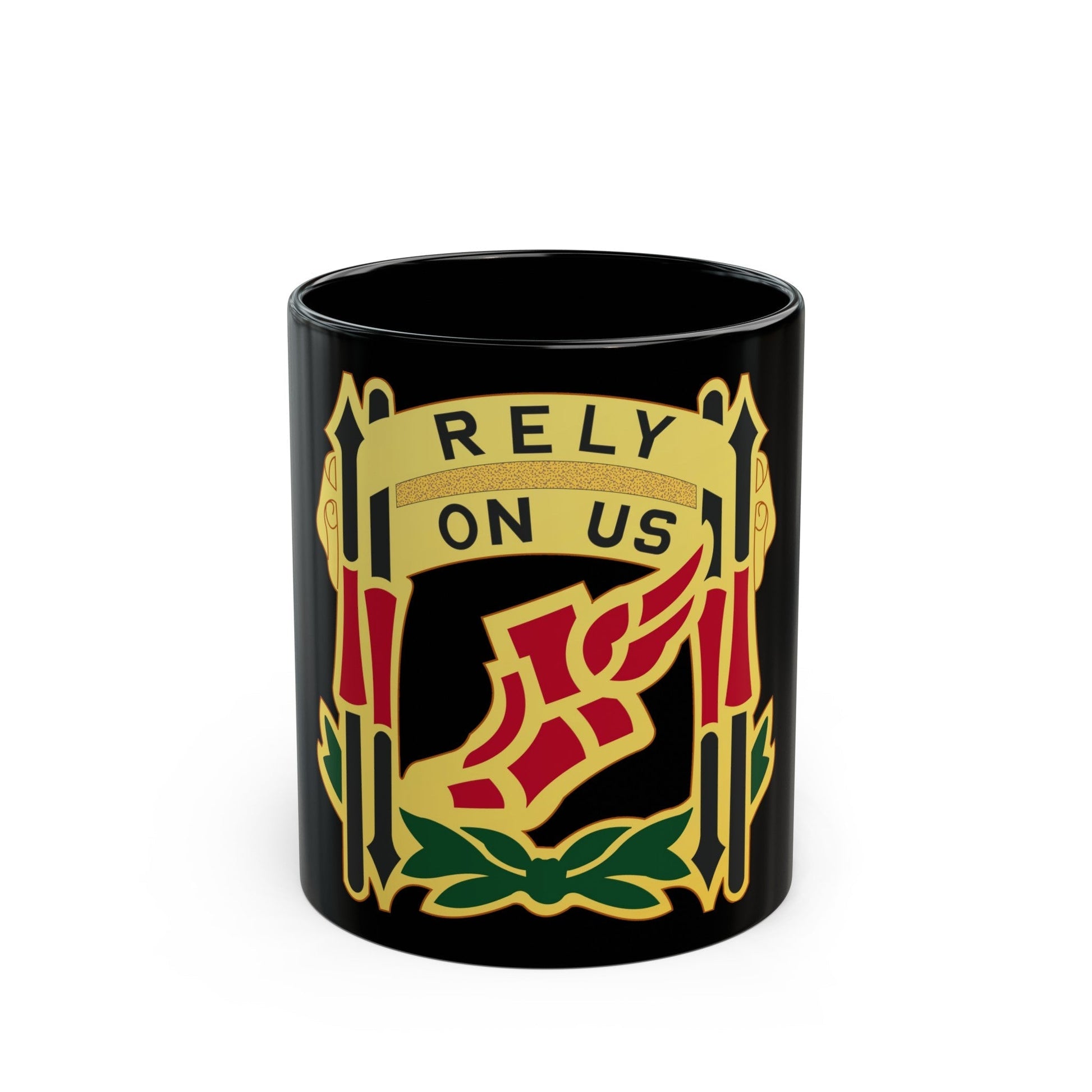 62 Maintenance Battalion (U.S. Army) Black Coffee Mug-11oz-The Sticker Space