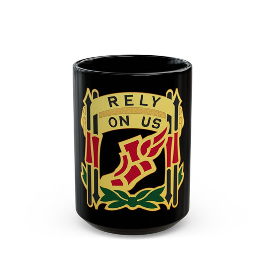 62 Maintenance Battalion (U.S. Army) Black Coffee Mug-15oz-The Sticker Space