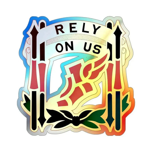 62 Maintenance Battalion (U.S. Army) Holographic STICKER Die-Cut Vinyl Decal 6 Inch Holographic - The Sticker Space