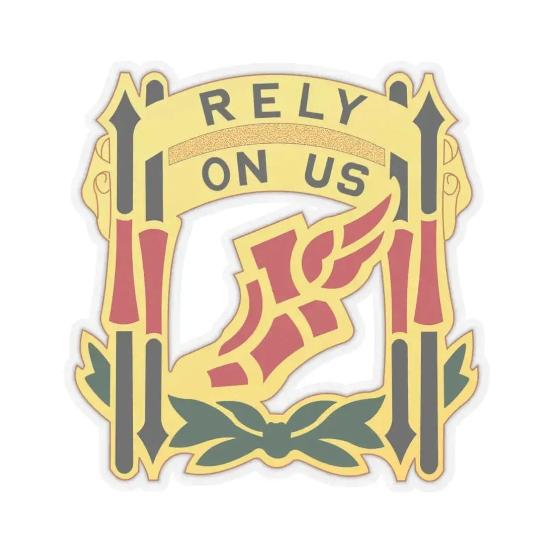 62 Maintenance Battalion (U.S. Army) STICKER Vinyl Kiss-Cut Decal 4 Inch Transparent - The Sticker Space